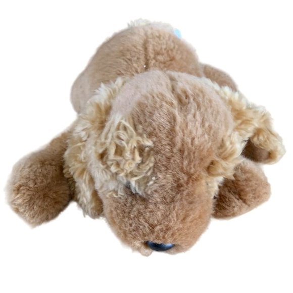 Animal Alley Plush Stuffed Animal Dog Puppy Toy Beige Cocker Spaniel Soft 11 in - Picture 2 of 6